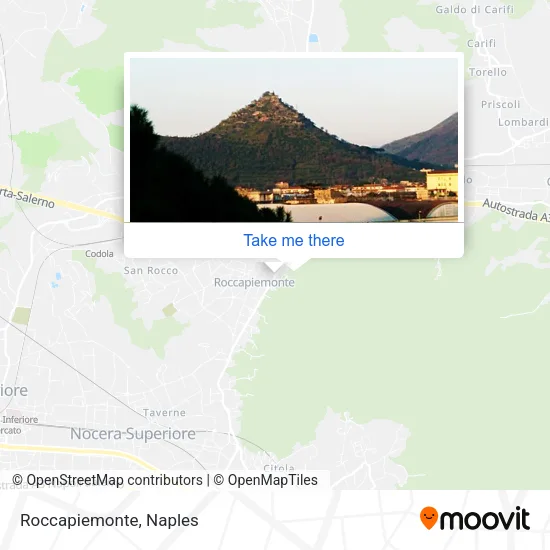 Roccapiemonte map