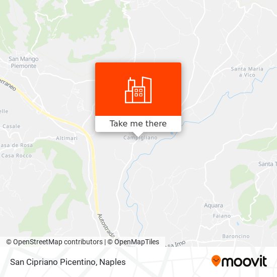 San Cipriano Picentino map