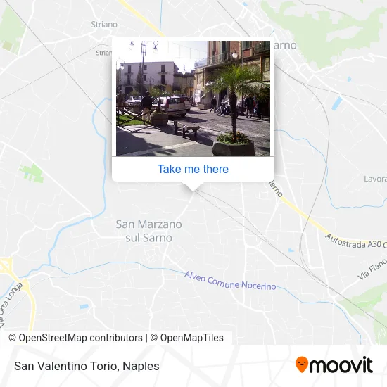 San Valentino Torio map