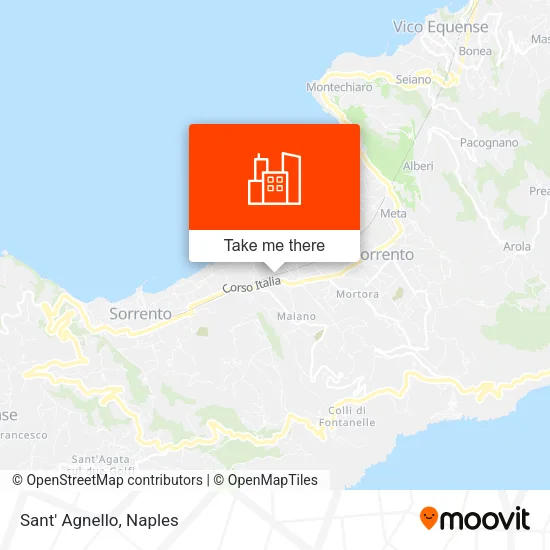 Sant' Agnello map