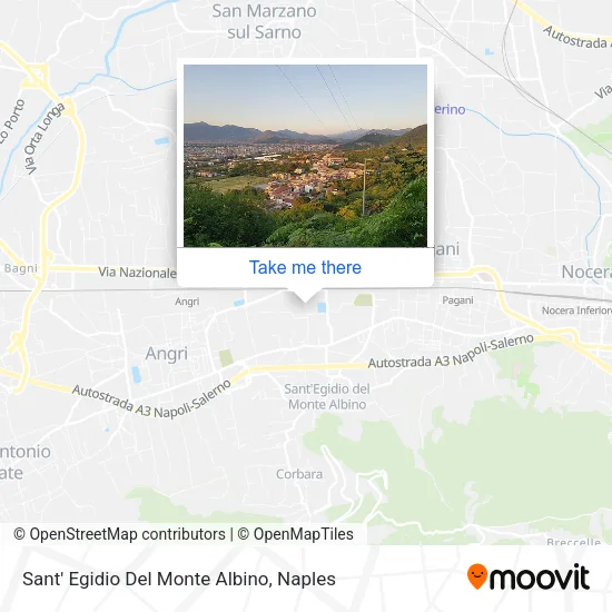 Sant' Egidio Del Monte Albino map