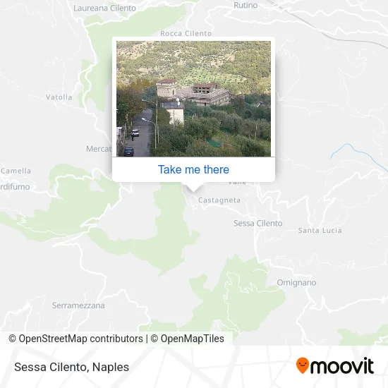 Sessa Cilento map