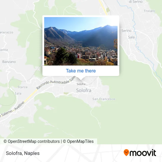 Solofra map