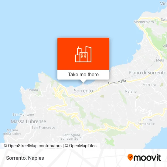 Sorrento map