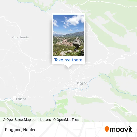 Piaggine map