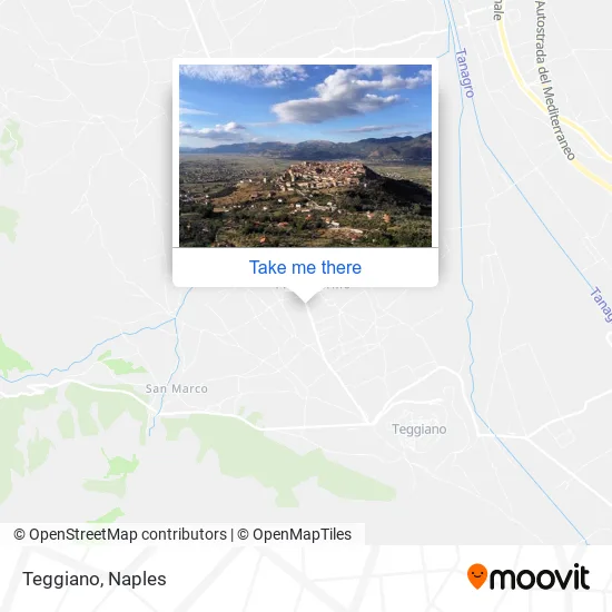 Teggiano map