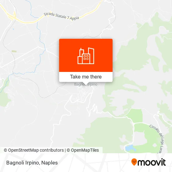 Bagnoli Irpino map