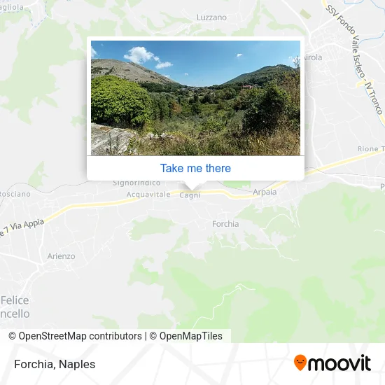 Forchia map