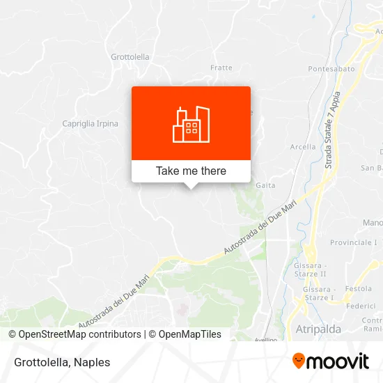 Grottolella map