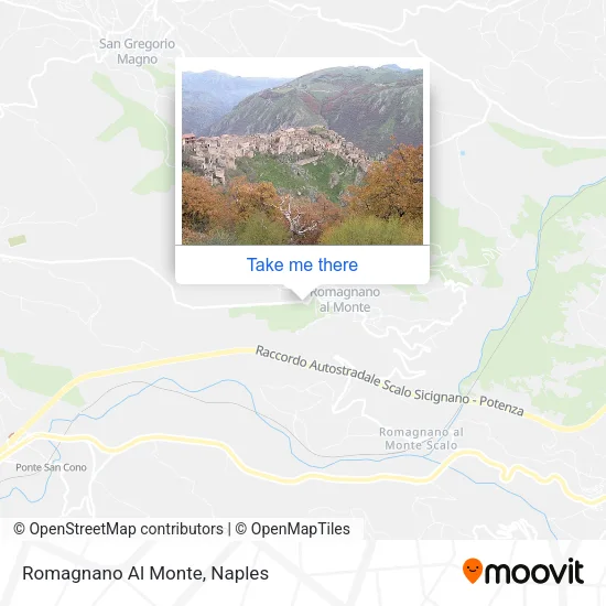 Romagnano Al Monte map