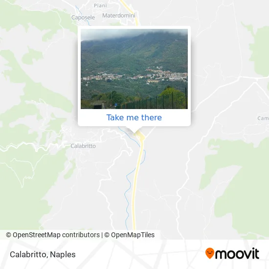 Calabritto map