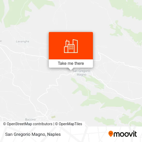 San Gregorio Magno map