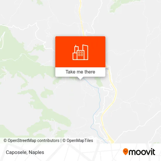 Caposele map
