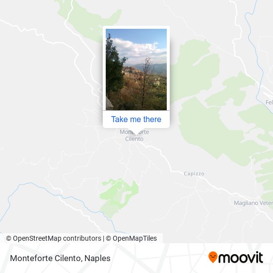 Monteforte Cilento map
