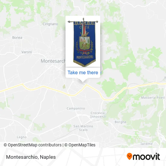Montesarchio map