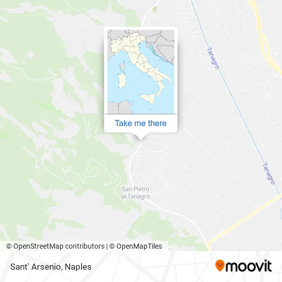 Sant' Arsenio map