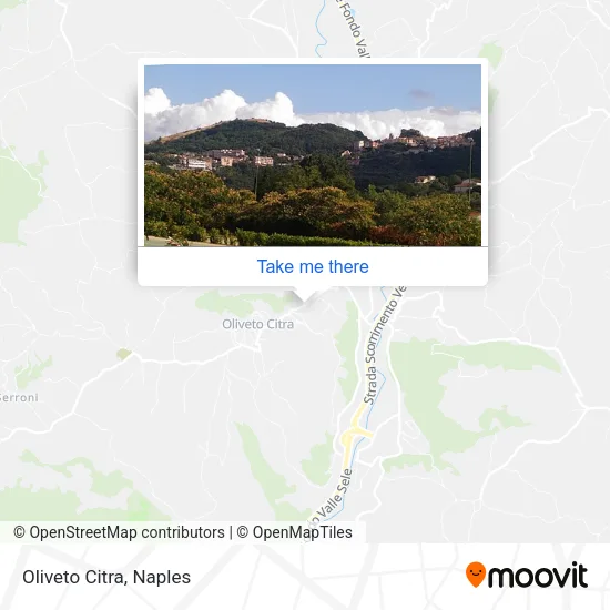 Oliveto Citra map