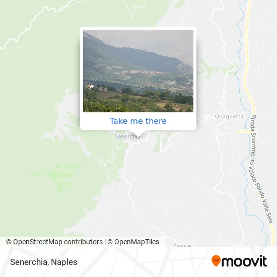 Senerchia map
