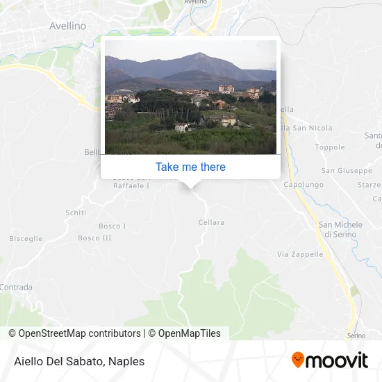 Aiello Del Sabato map