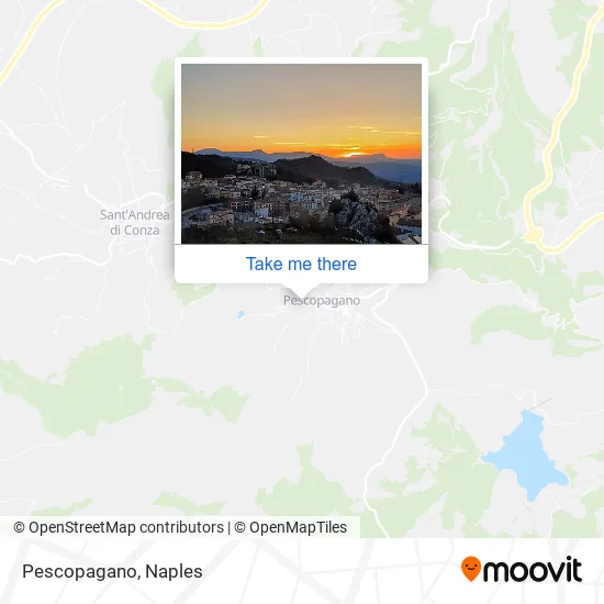 Pescopagano map