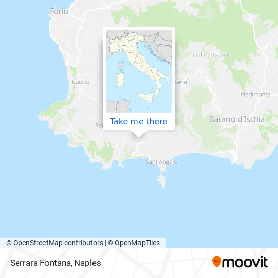 Serrara Fontana map