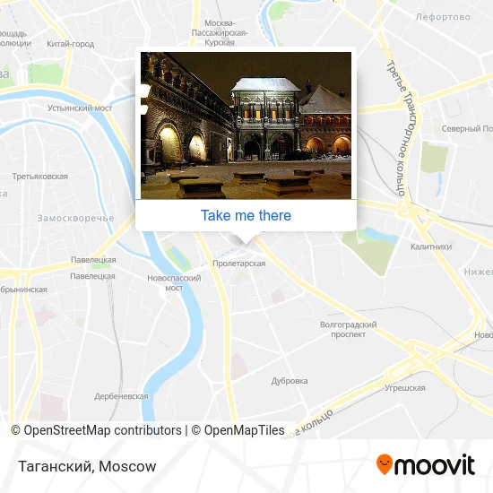 Таганский map