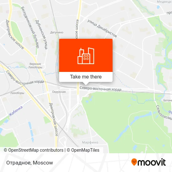 Отрадное map