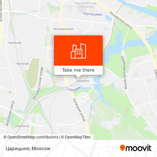 Царицыно map