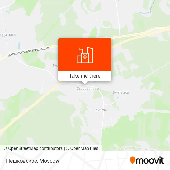 Пешковское map