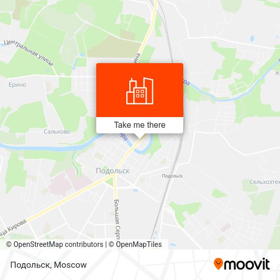 Подольск map