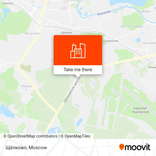 Щёлково map