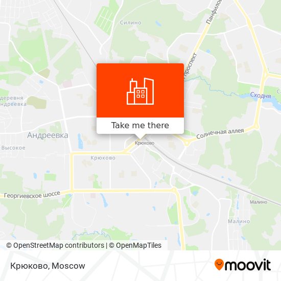 Крюково map