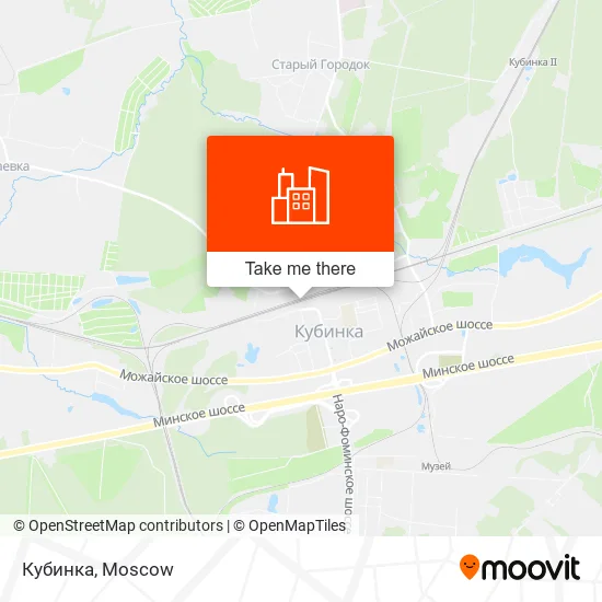 Кубинка map