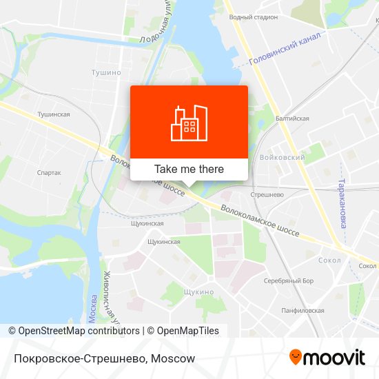 Покровское-Стрешнево map