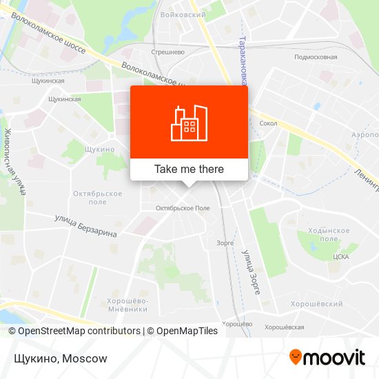 Щукино map