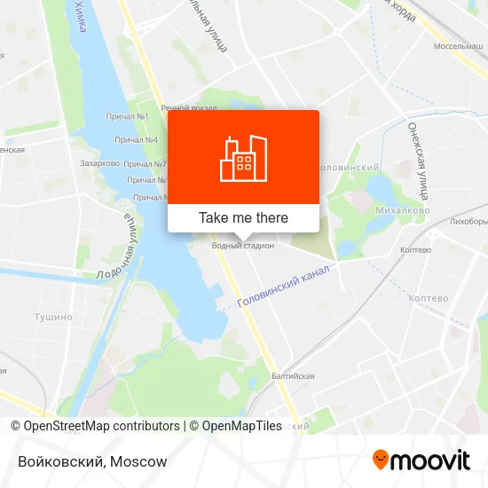 Войковский map