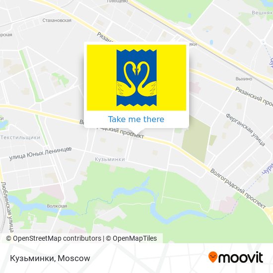 Кузьминки map