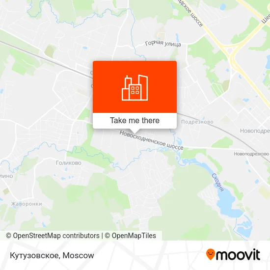 Кутузовское map