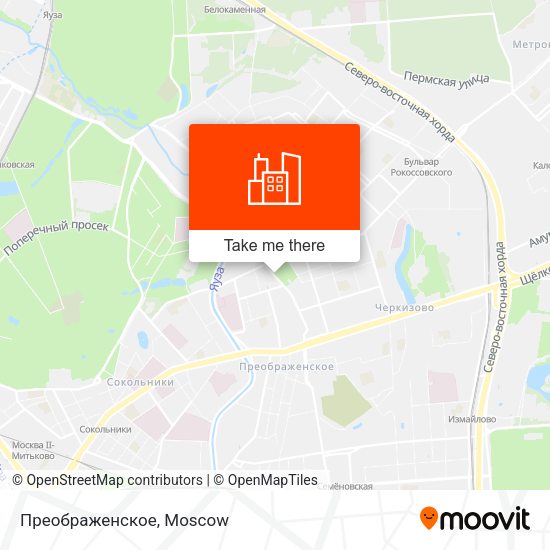 Преображенское map