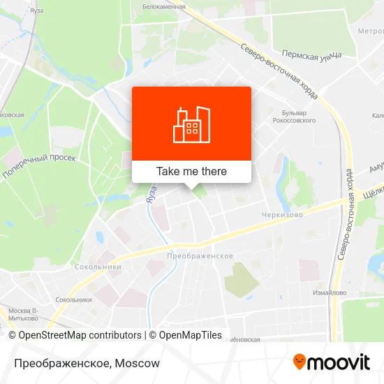 Преображенское map
