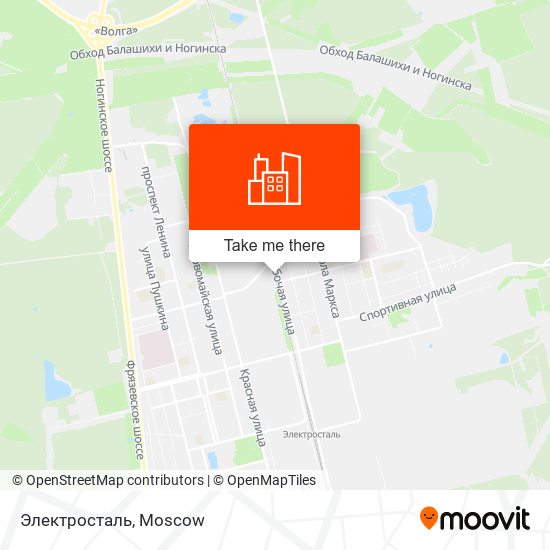 Электросталь map