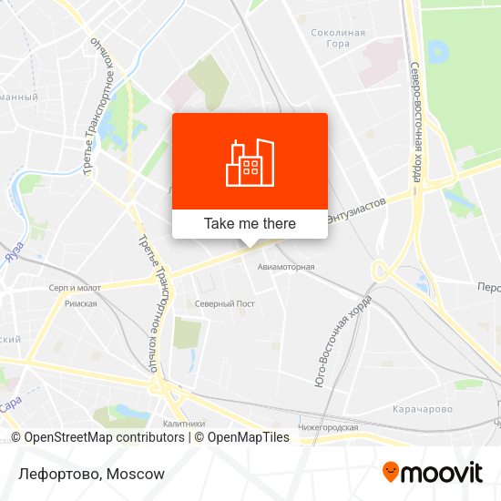 Лефортово map