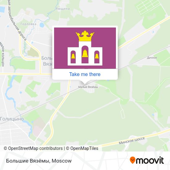 Большие Вязёмы map