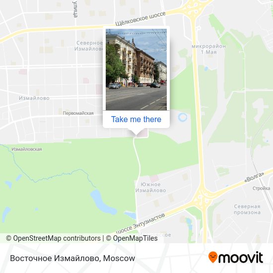 Восточное Измайлово map