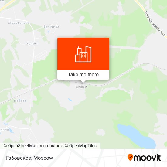 Габовское map