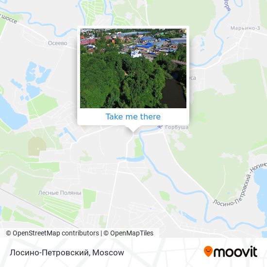 Лосино-Петровский map