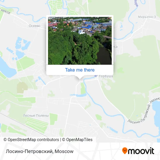 Лосино-Петровский map