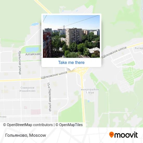 Гольяново map