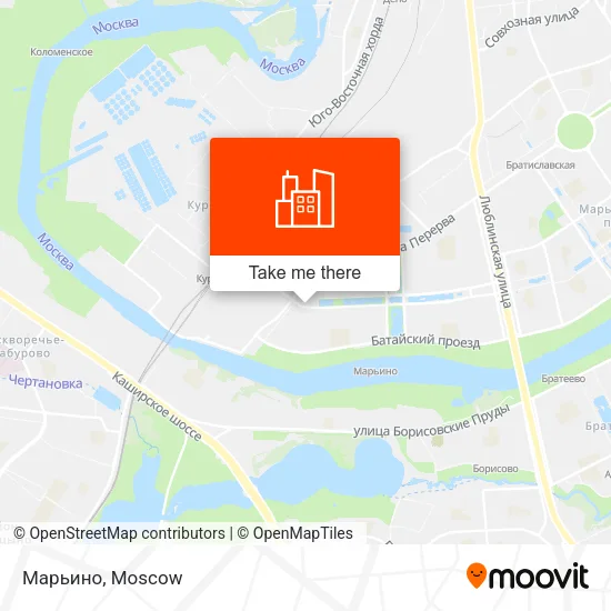 Марьино map