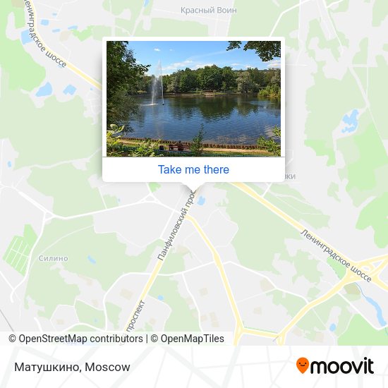 Матушкино map